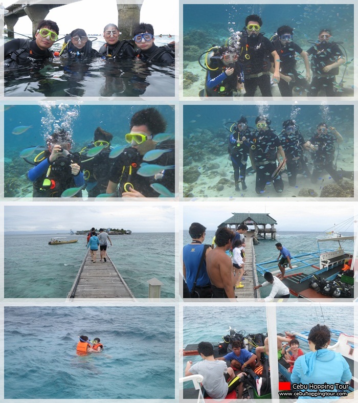 Cebu Nalusuan island hopping tour & Discover Scuba Diving – 15 Jan 2013