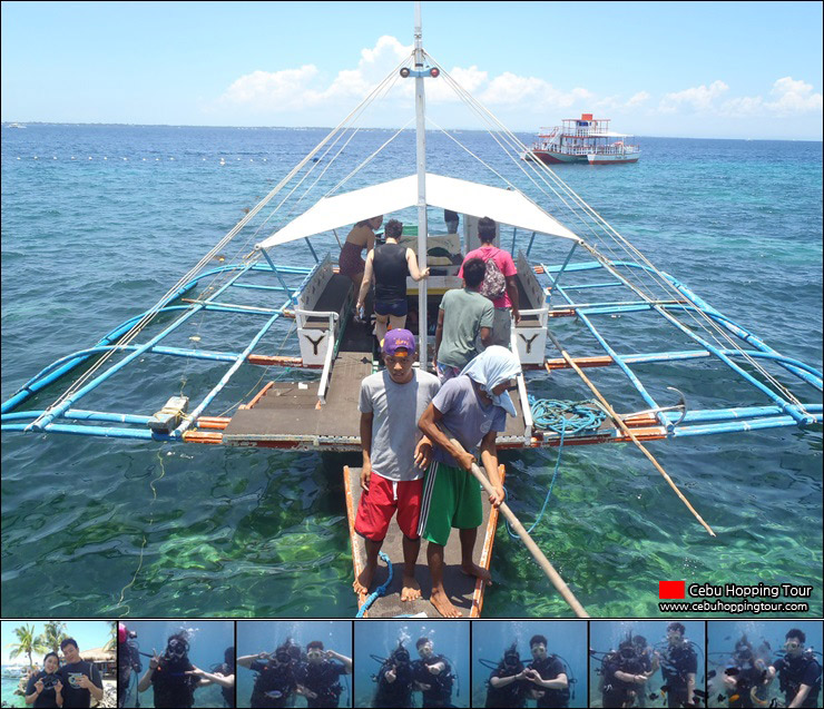 Cebu Nalusuan island hopping tour - 11 Aug 2014