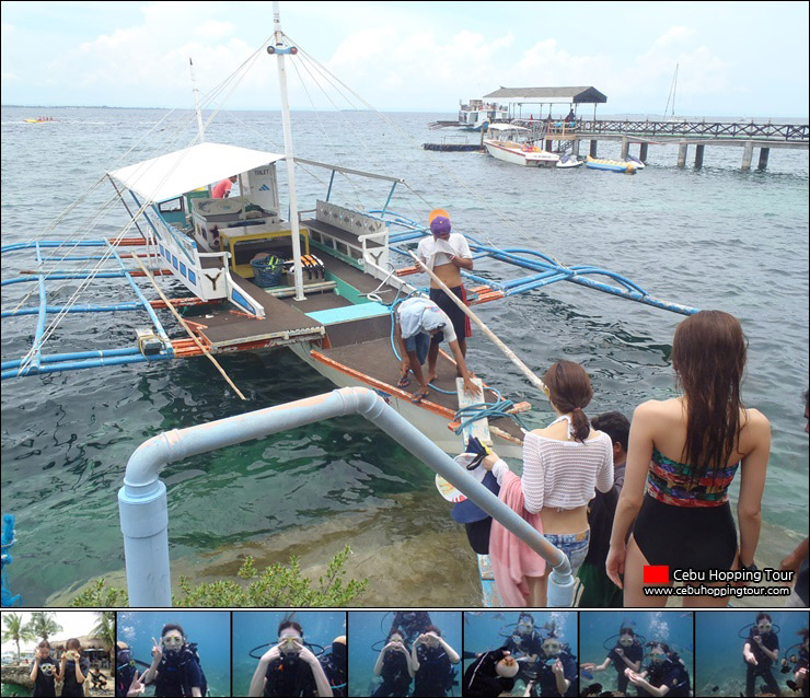 Cebu Nalusuan island hopping tour - 12 Aug 2014